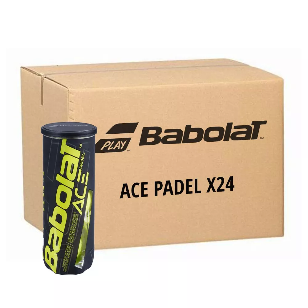 Babolat Ace Padelb&auml;lle Karton (24 Dosen &agrave; 3 B&auml;lle)