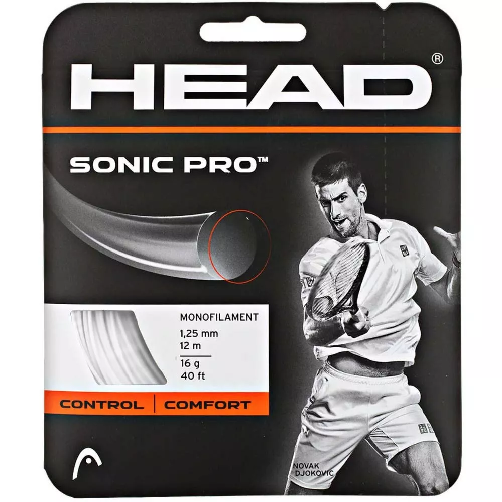Head Sonic Pro Tennissaite Wei&szlig; 12 m