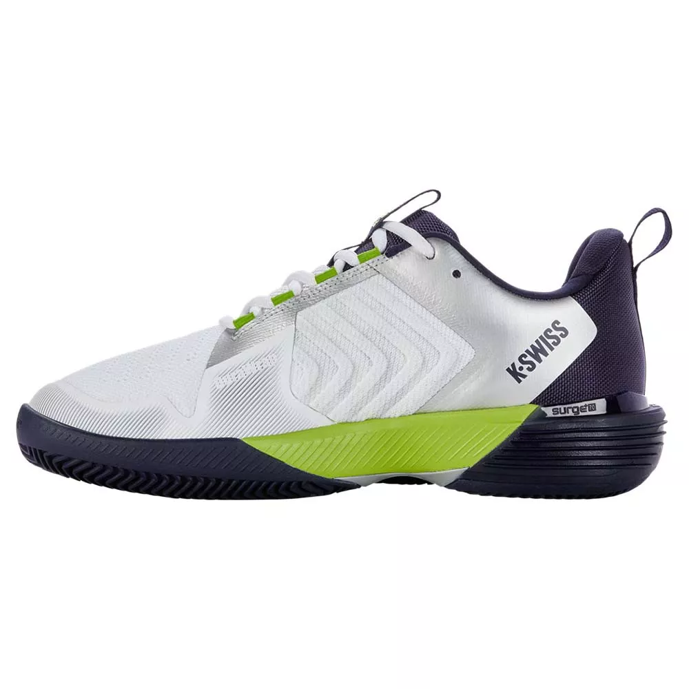 K-Swiss Ultrashot 3 HB Tennisschuhe Sandplatz Wei&szlig; / Blau Grau