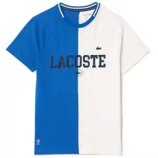 Lacoste Sport x Daniil Medwedew T-Shirt Blau / Wei&szlig;