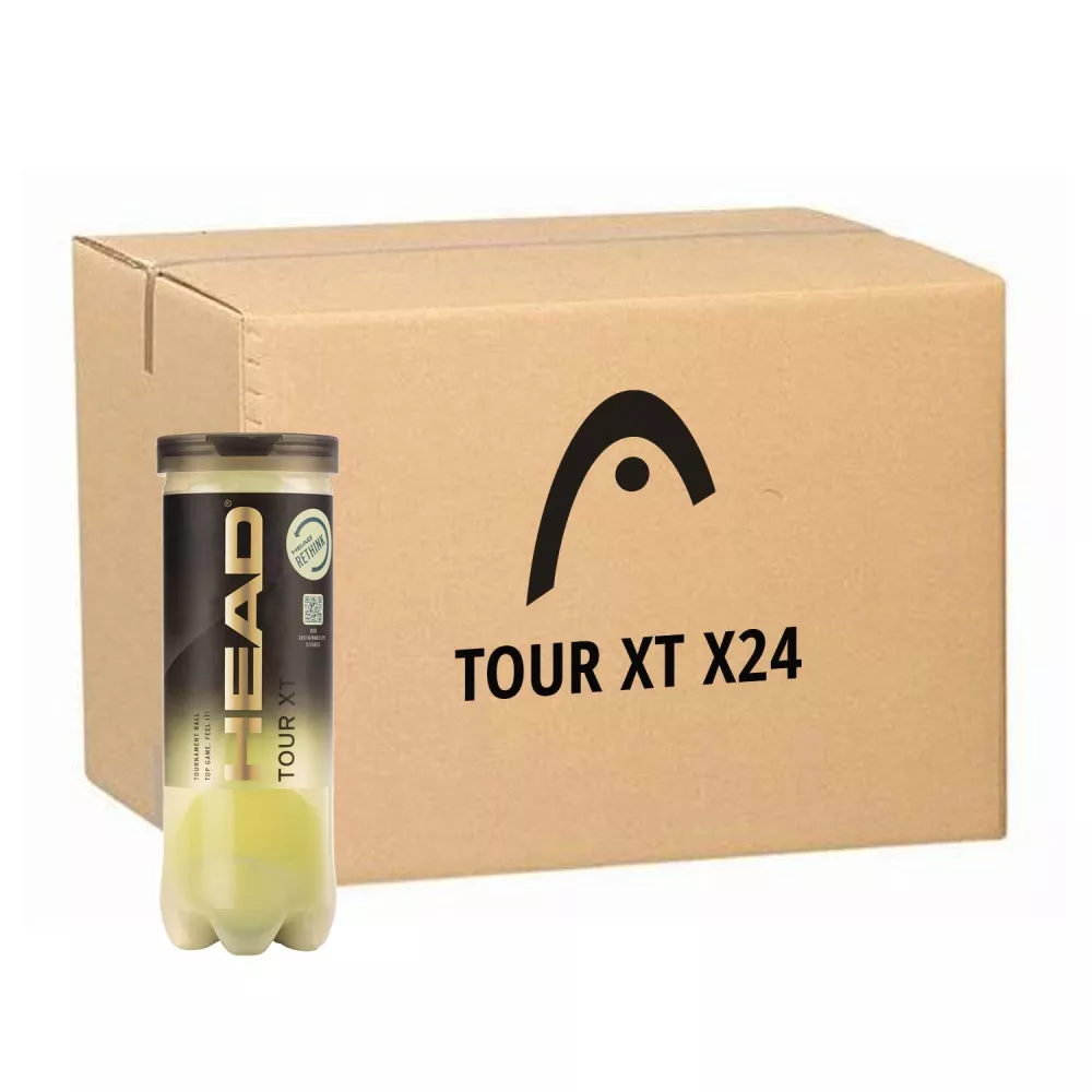 Head Tour XT Tennisb&auml;lle Karton (24 Dosen &agrave; 3 B&auml;lle)