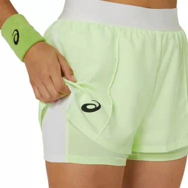 Asics Match Short Damen Gr&uuml;n