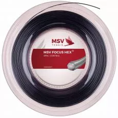 MSV Focus Hex Saitenrolle Schwarz 200 m