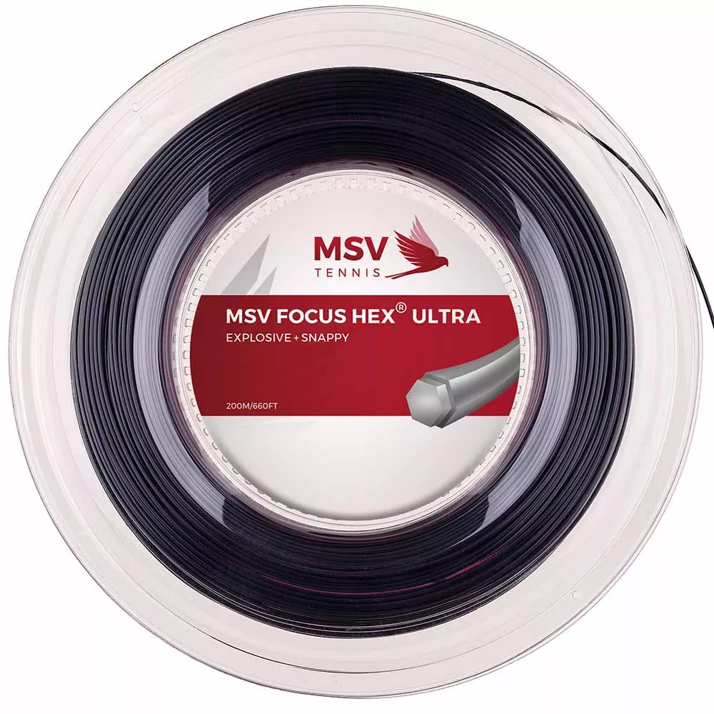 MSV Focus Hex Ultra Black Saitenrolle 200 m