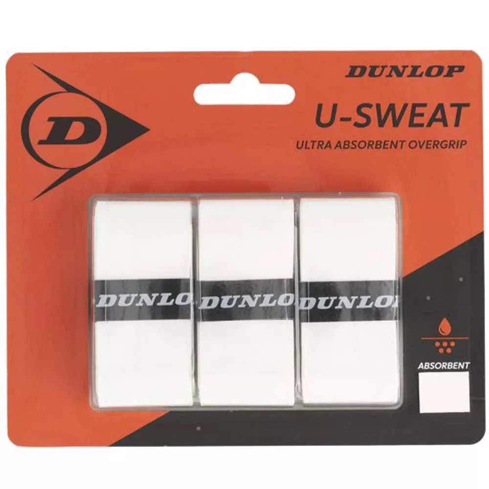 Dunlop U-Sweat Overgrip Wei&szlig; 3er-Pack