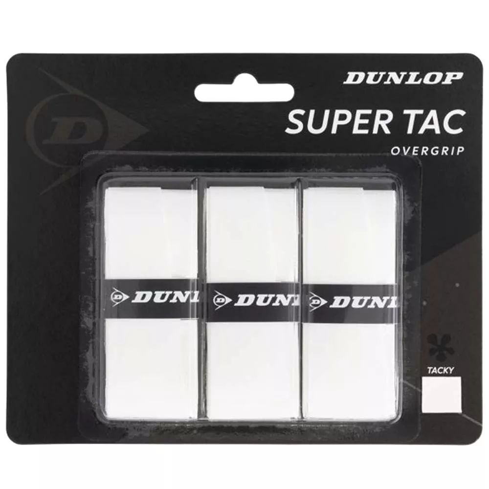 Dunlop Super Tac Overgrip Wei&szlig; 3er-Pack