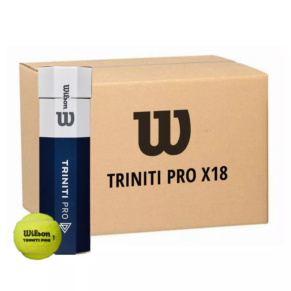 Wilson Triniti Pro Tennisb&auml;lle Karton (18 Dosen &agrave; 4 B&auml;lle)