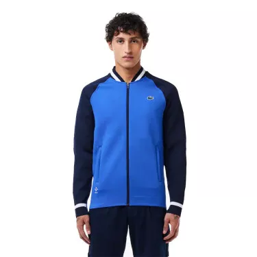 Lacoste Tennis x Daniil Medwedew Trainingsjacke Blau / Marineblau