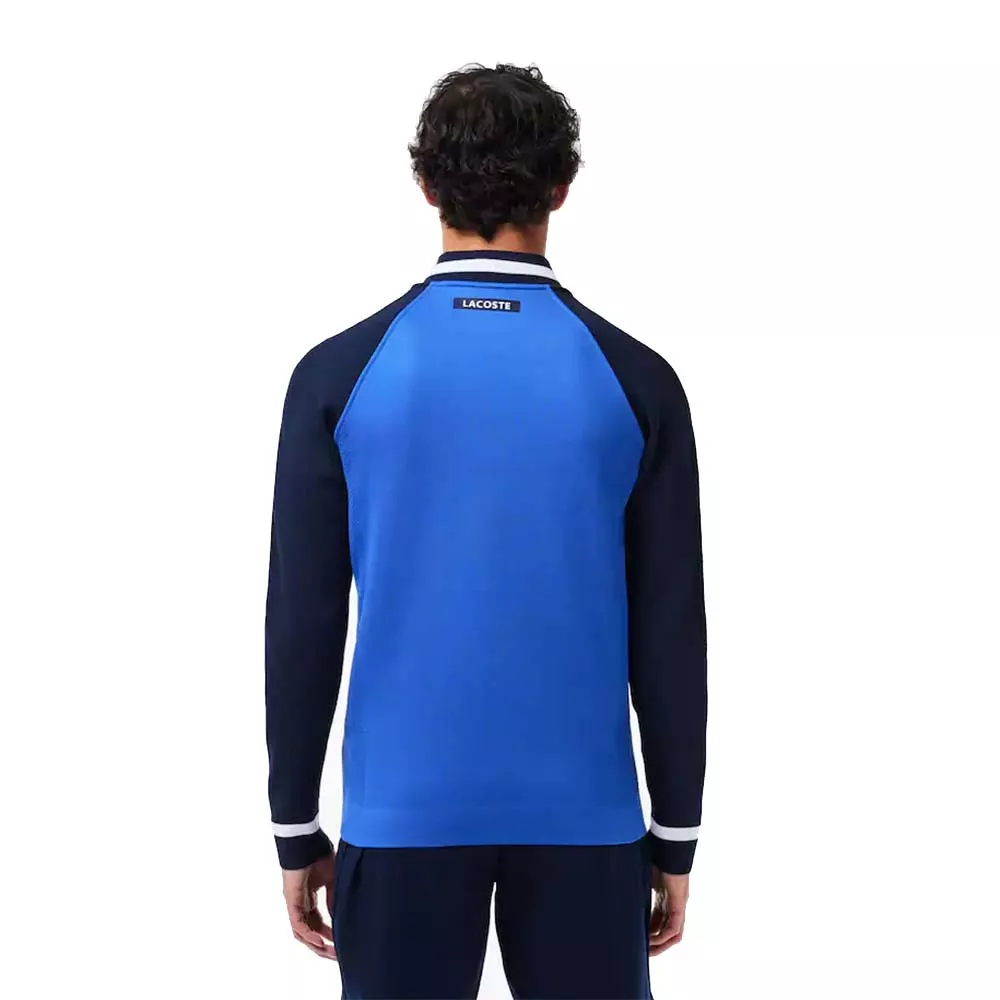 Lacoste Tennis x Daniil Medwedew Trainingsjacke Blau / Marineblau