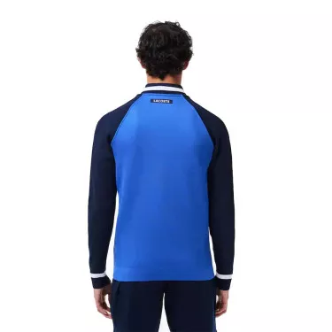 Lacoste Tennis x Daniil Medwedew Trainingsjacke Blau / Marineblau