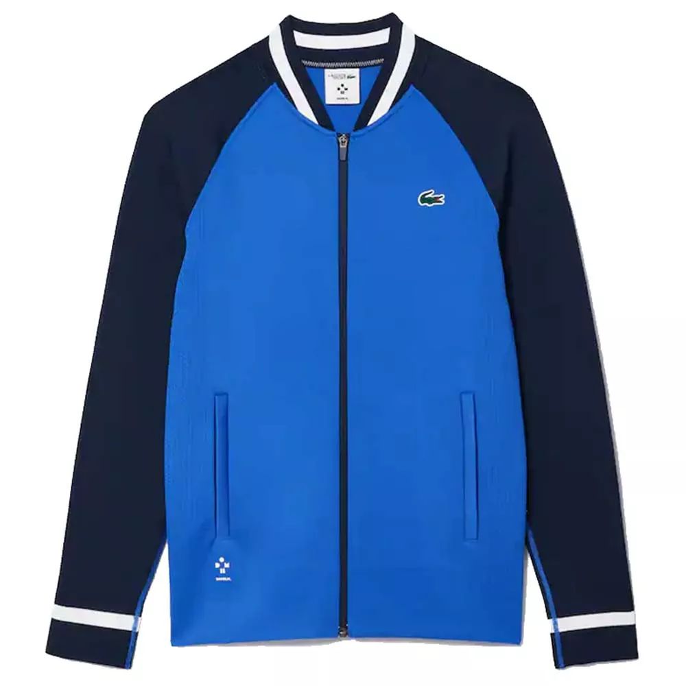 Lacoste Tennis x Daniil Medwedew Trainingsjacke Blau / Marineblau