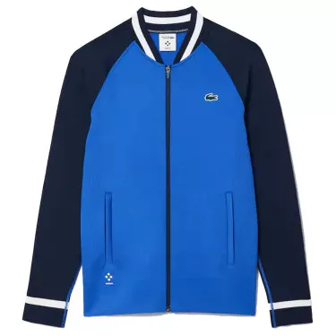 Lacoste Tennis x Daniil Medwedew Trainingsjacke Blau / Marineblau