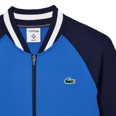 Lacoste Tennis x Daniil Medwedew Trainingsjacke Blau / Marineblau