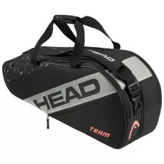 Head Team M 6R Schl&auml;gertasche Schwarz / Orange