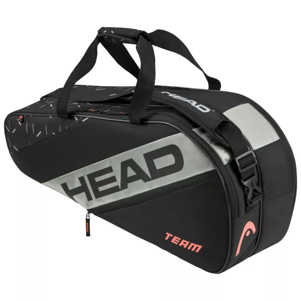 Head Team M 6R Schl&auml;gertasche Schwarz / Orange