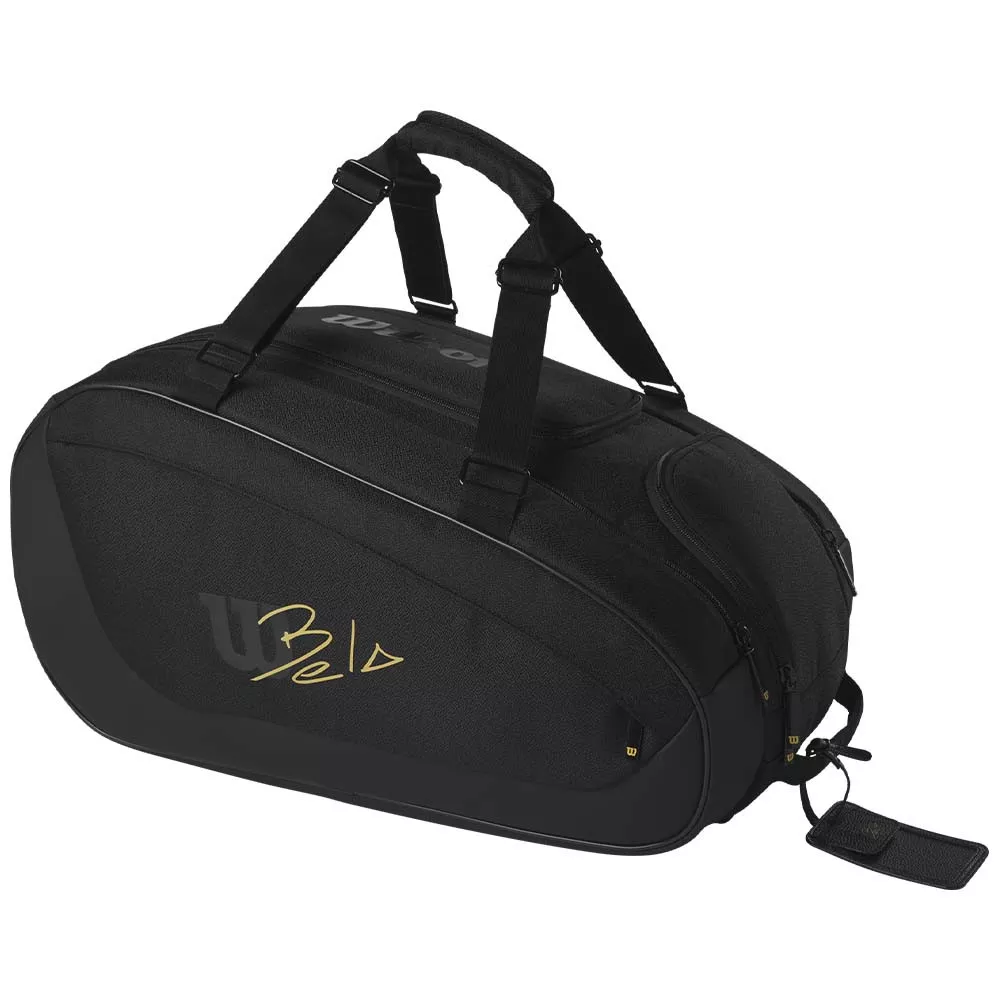Wilson BELA Super Tour Padeltasche Schwarz / Gold