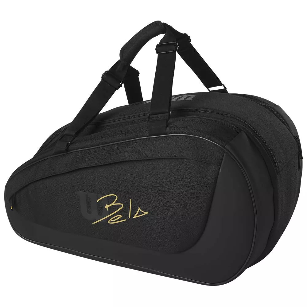 Wilson BELA Super Tour Padeltasche Schwarz / Gold