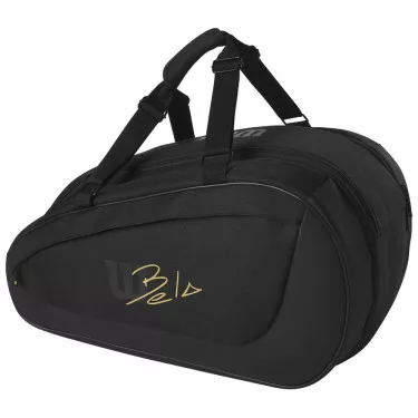 Wilson BELA Super Tour Padeltasche Schwarz / Gold