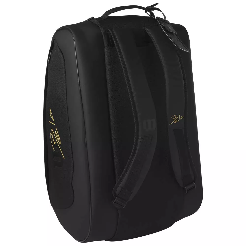 Wilson BELA Super Tour Padeltasche Schwarz / Gold
