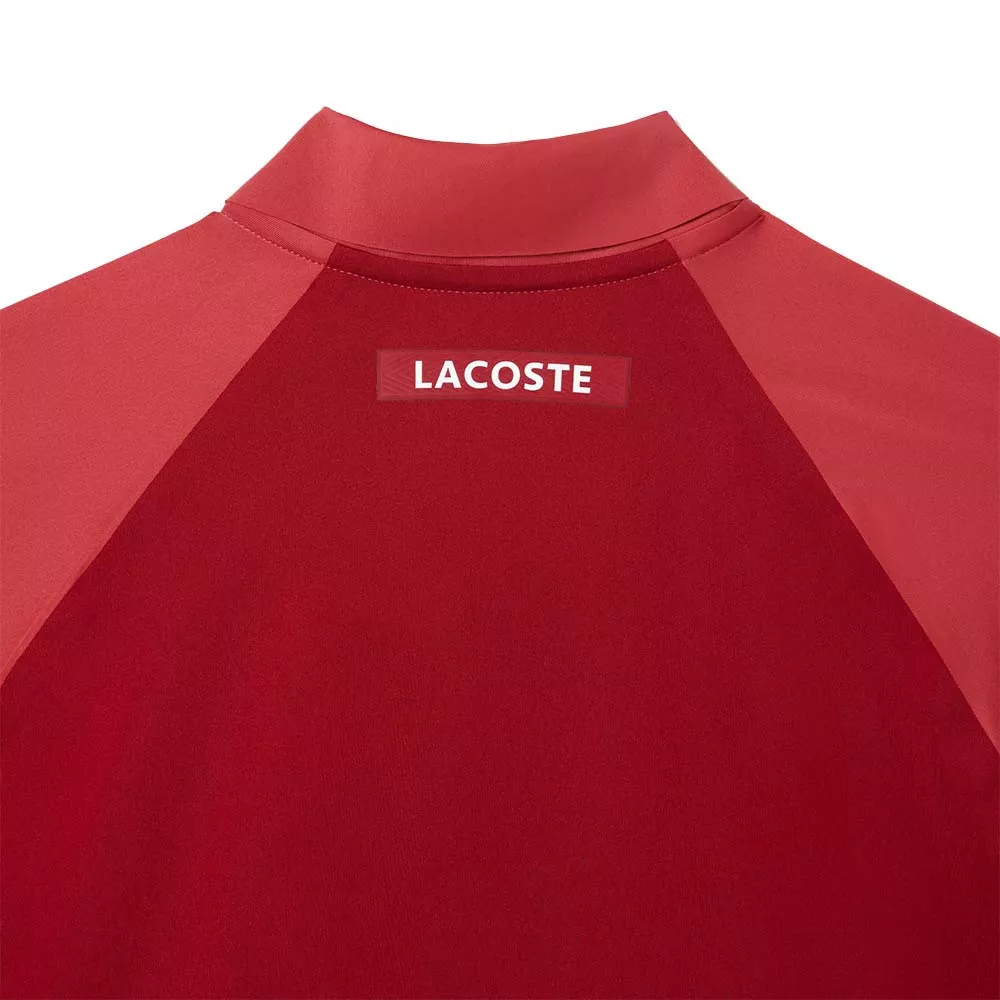 Lacoste Tennis x Novak Djokovic Paris Poloshirt Rot