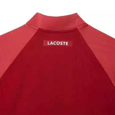 Lacoste Tennis x Novak Djokovic Paris Poloshirt Rot