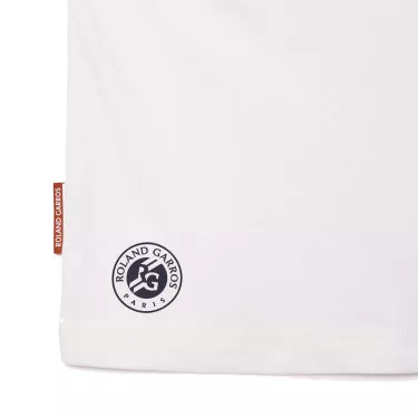 Lacoste Sport Roland Garros Unisex T-Shirt Wei&szlig;