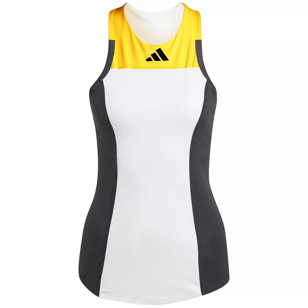 Adidas Pro Y-3 Paris Tank Top Wei&szlig; / Schwarz / Orange