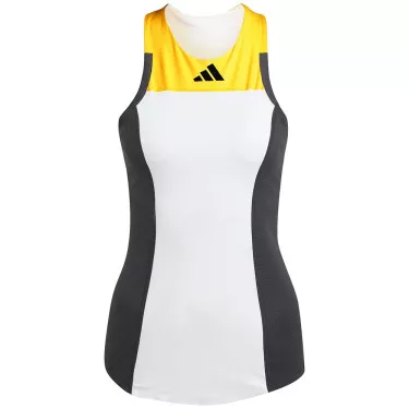 Adidas Pro Y-3 Paris Tank Top Wei&szlig; / Schwarz / Orange