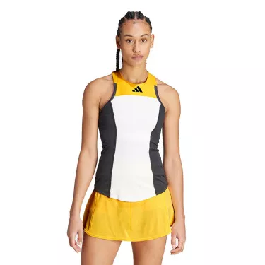 Adidas Pro Y-3 Paris Tank Top Wei&szlig; / Schwarz / Orange