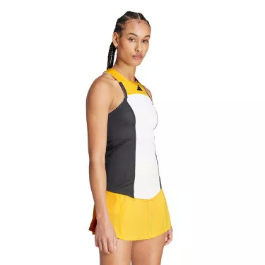 Adidas Pro Y-3 Paris Tank Top Wei&szlig; / Schwarz / Orange