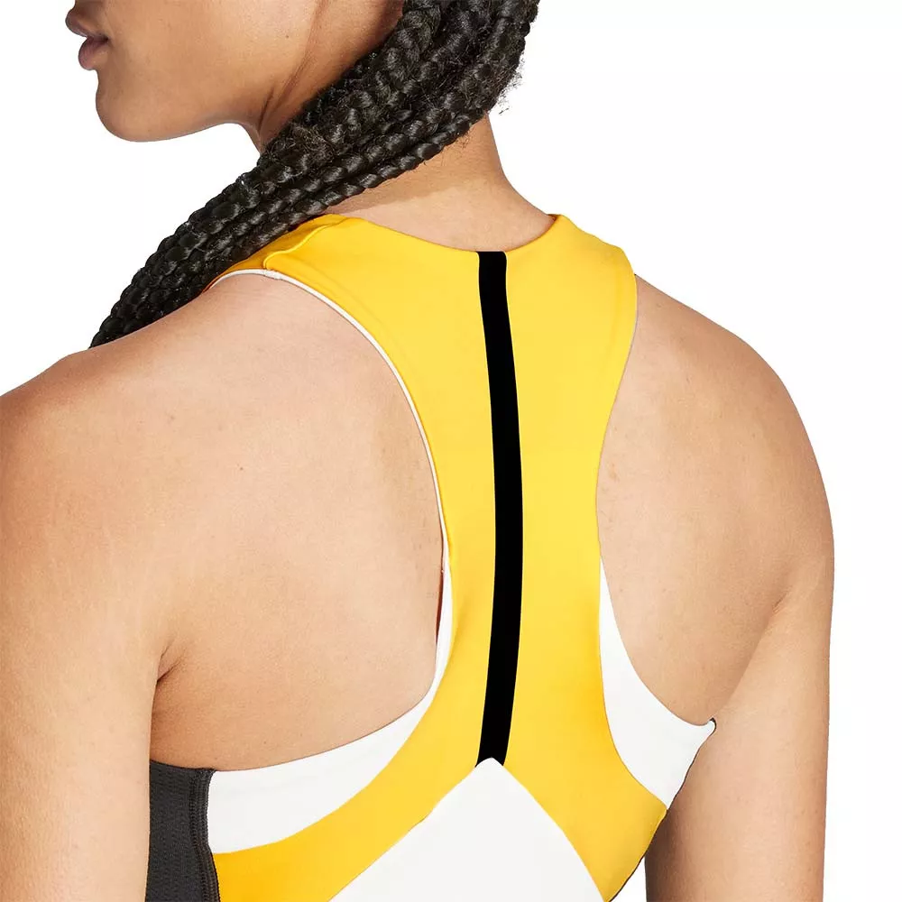 Adidas Pro Y-3 Paris Tank Top Wei&szlig; / Schwarz / Orange