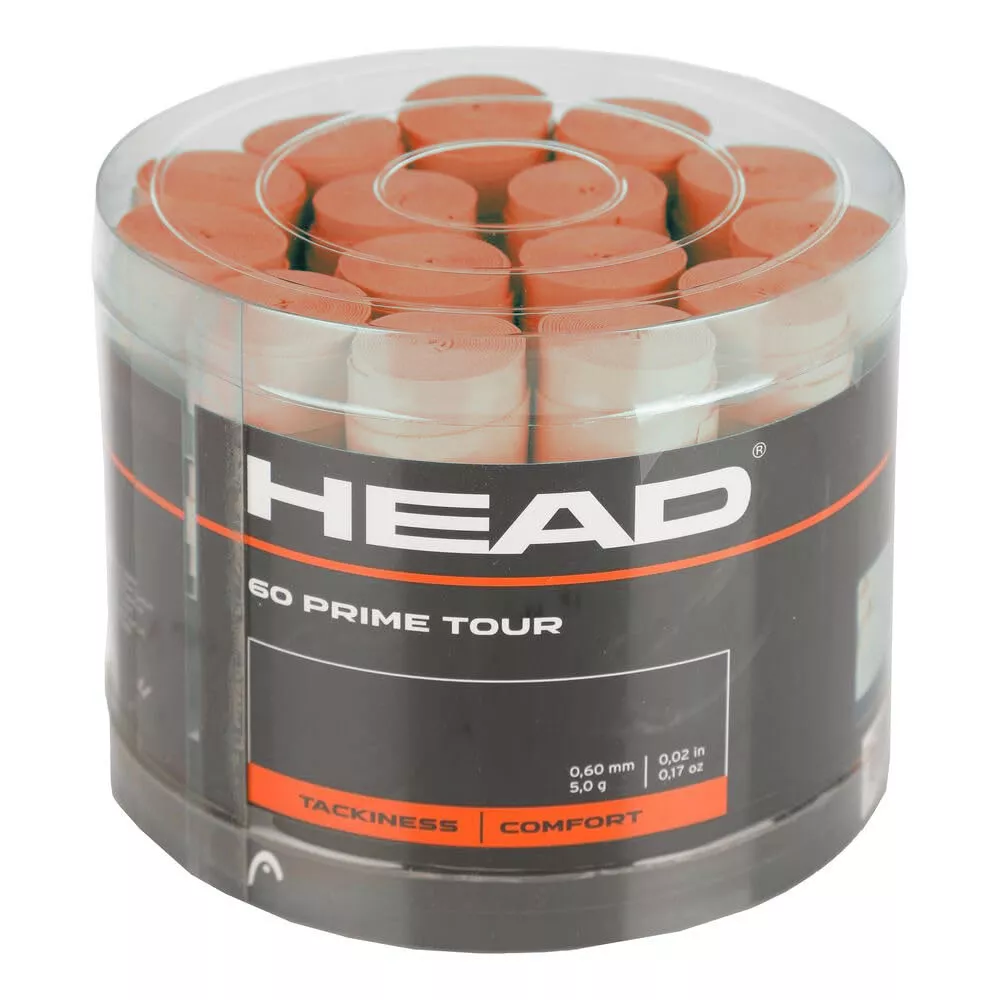 Head Prime Tour Overgrip Rot 60er-Pack