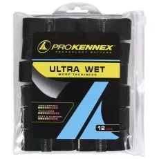 Pro Kennex Ultra Wet Overgrip Schwarz 12er-Pack