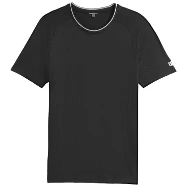 Wilson Team Seamless Crew T-Shirt Schwarz