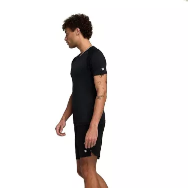 Wilson Team Seamless Crew T-Shirt Schwarz