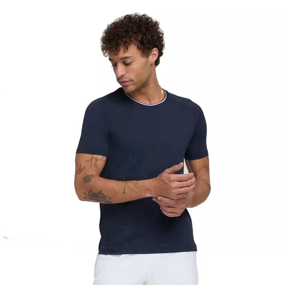 Wilson Team Seamless Crew T-Shirt Marineblau