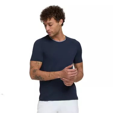 Wilson Team Seamless Crew T-Shirt Marineblau