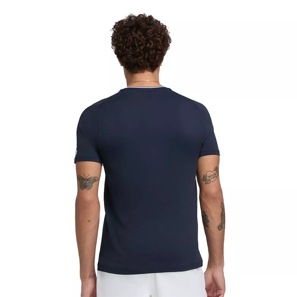 Wilson Team Seamless Crew T-Shirt Marineblau