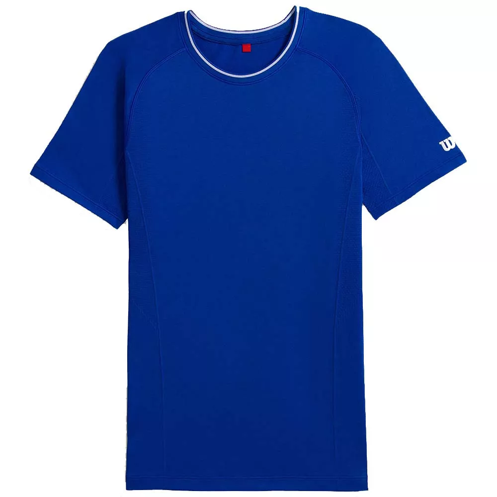 Wilson Team Seamless Crew T-Shirt Blau