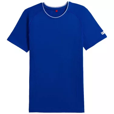Wilson Team Seamless Crew T-Shirt Blau