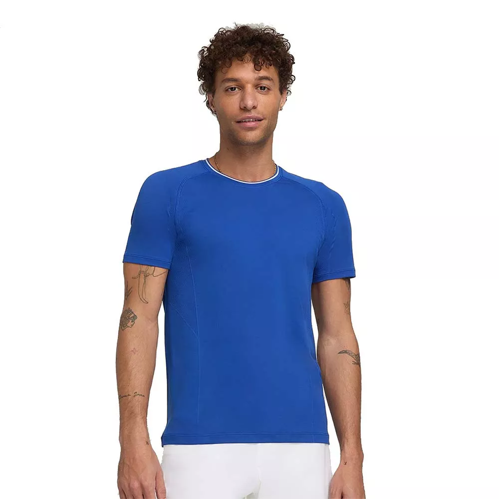Wilson Team Seamless Crew T-Shirt Blau