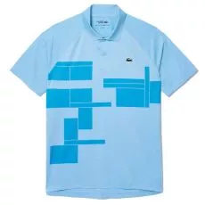 Lacoste Tennis Novak Djokovic Player Poloshirt Blau