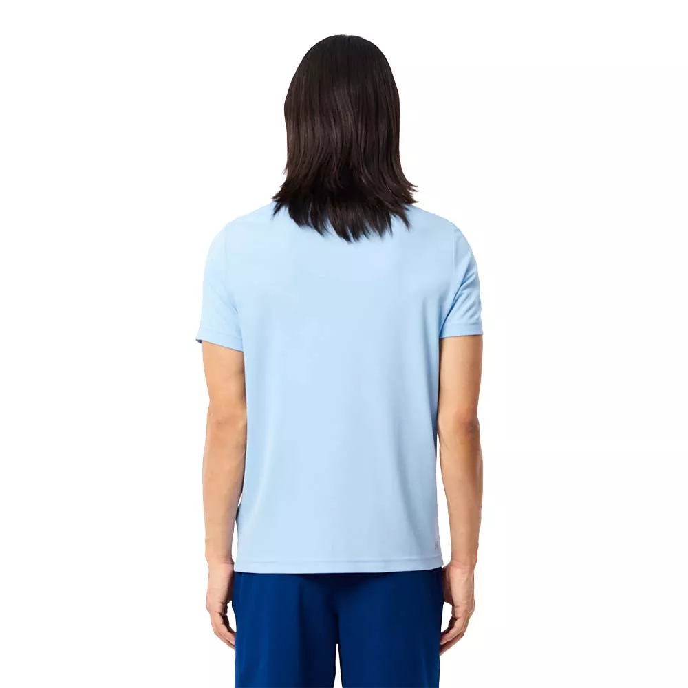 Lacoste Tennis Novak Djokovic Poloshirt Fan-Version Hellblau