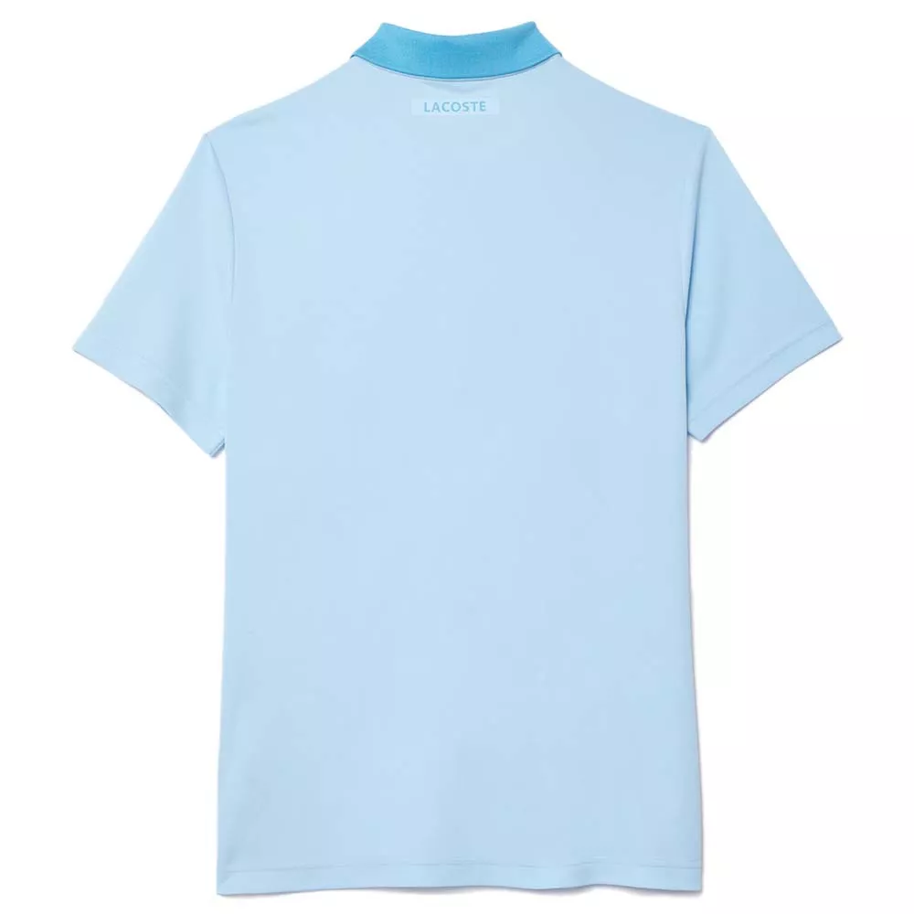 Lacoste Tennis Novak Djokovic Poloshirt Fan-Version Hellblau