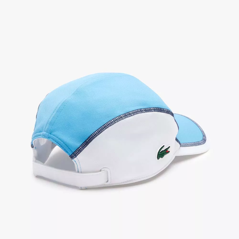 Lacoste Color-Block Cap Blau / Wei&szlig;