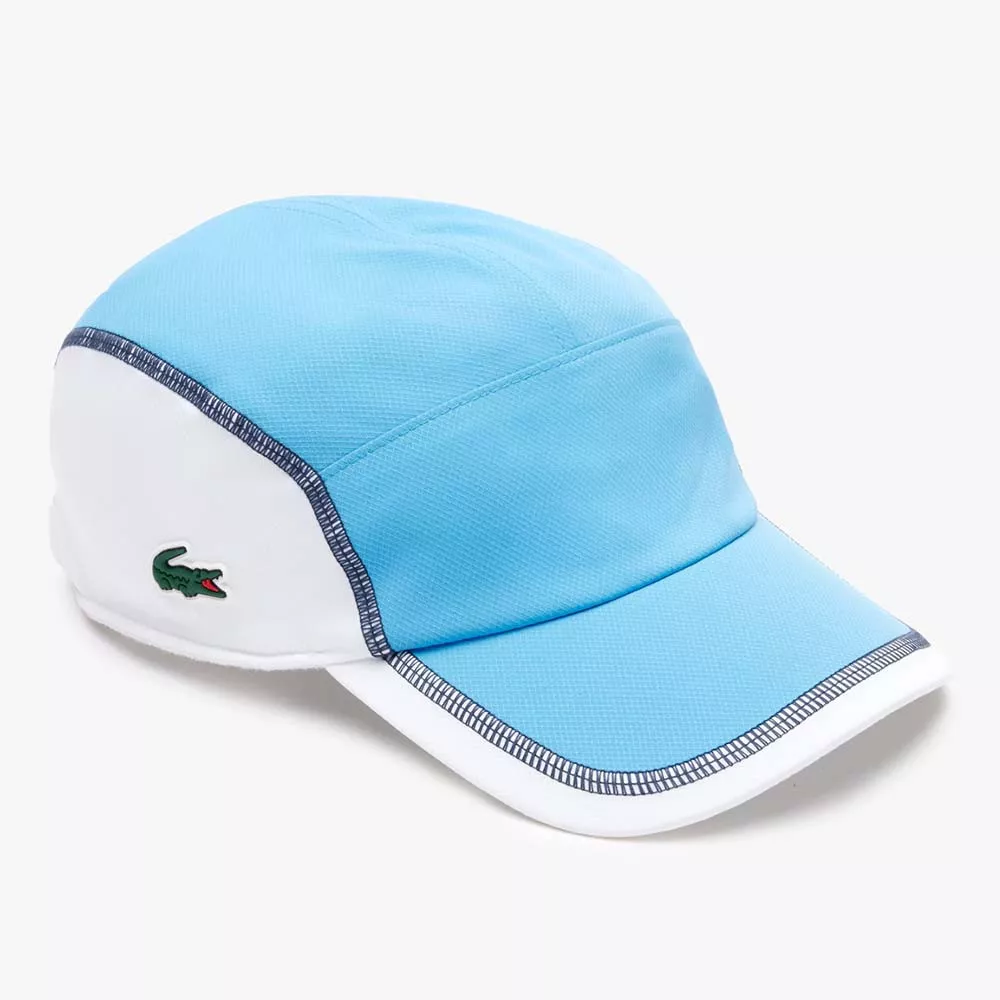 Lacoste Color-Block Cap Blau / Wei&szlig;
