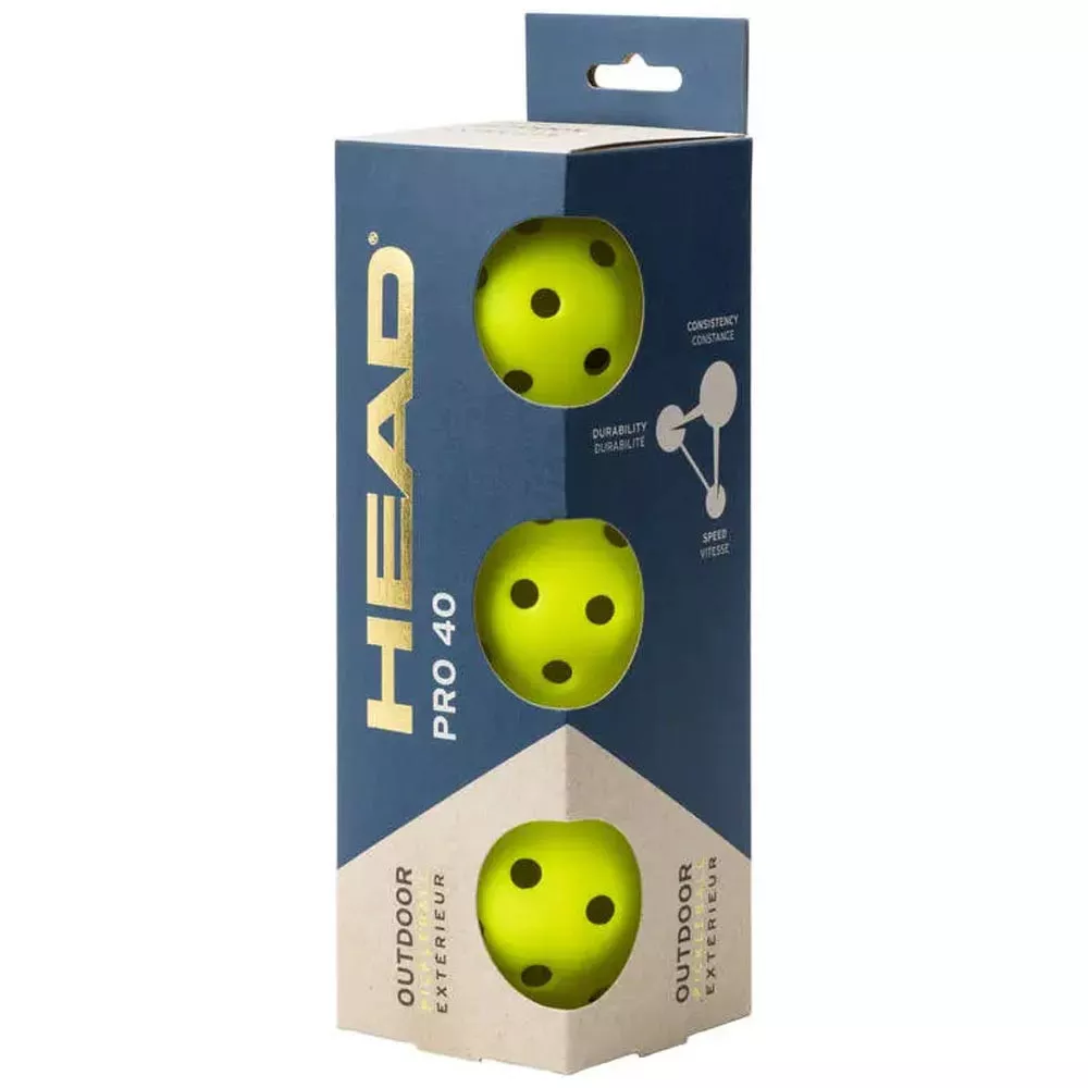Head Pro 40 Pickleballs 3er-Pack