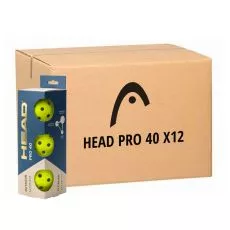 Head Pro 40 Pickleballs (12 Boxen &agrave; 3 B&auml;lle)