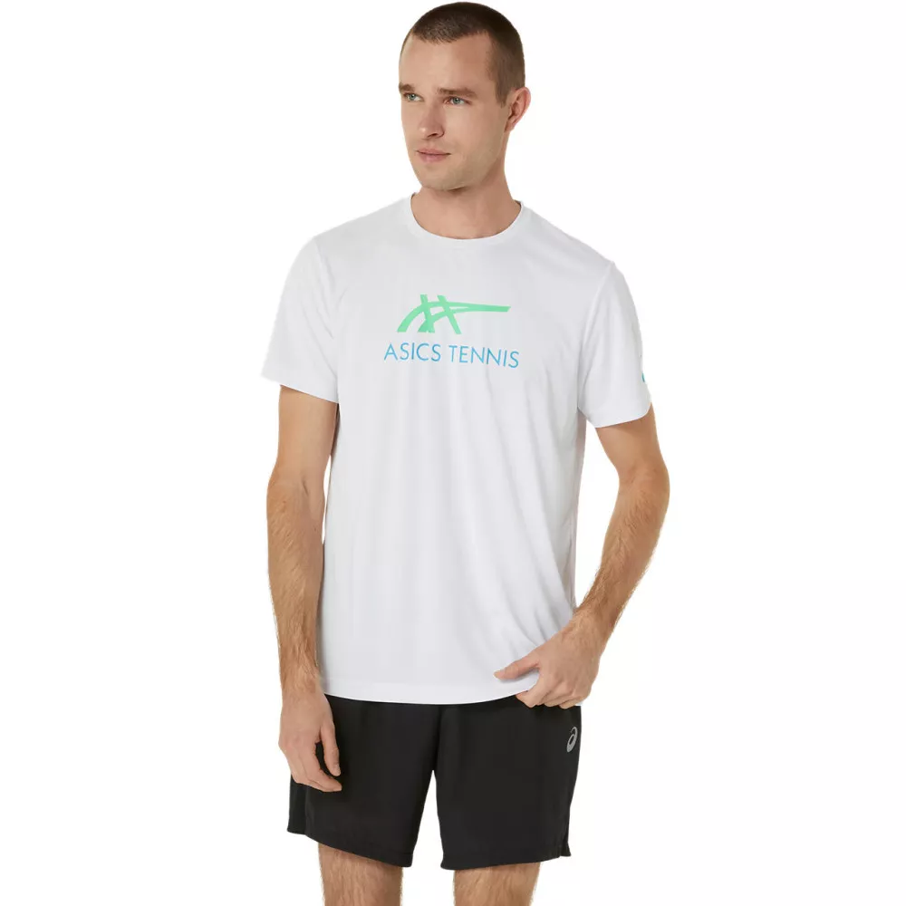 Asics Court Graphic T-Shirt Wei&szlig;