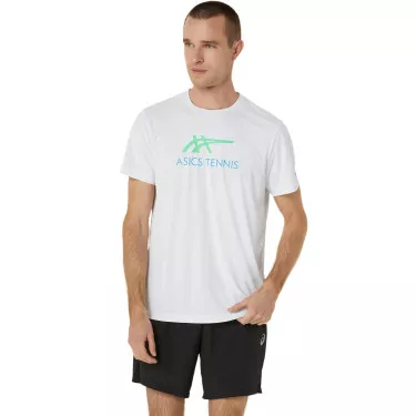 Asics Court Graphic T-Shirt Wei&szlig;